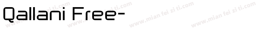 Qallani Free字体转换